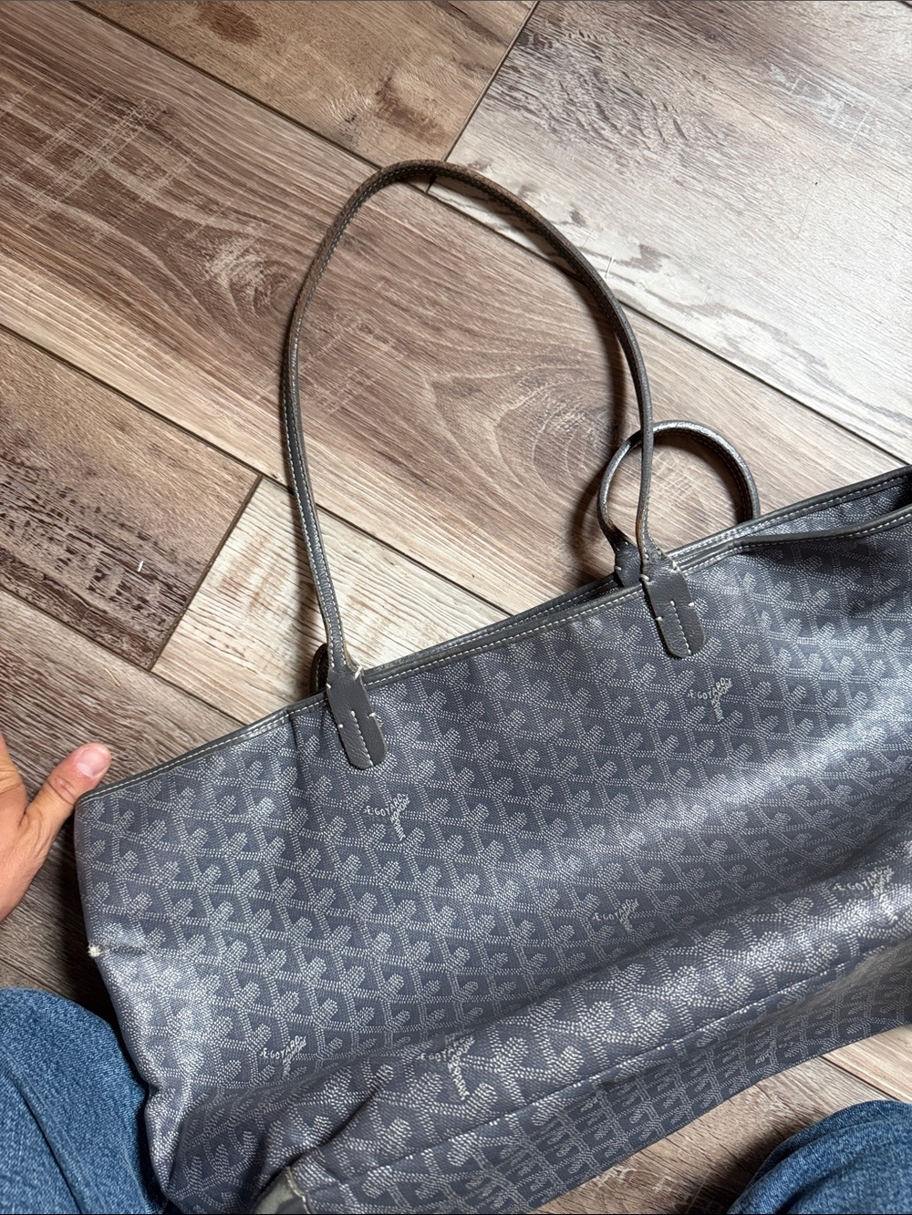 Goyard Gray Monogram Canvas Tote - Picture 6 of 6